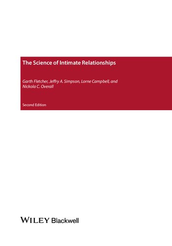 The Science of Intimate Relationships