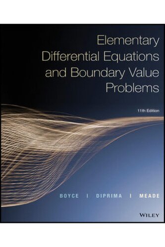 Elementary Differential Equations and Boundary Value Problems