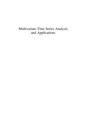 Multivariate Time Series Analysis and Applications