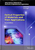 Optical Properties of Materials and Their Applications