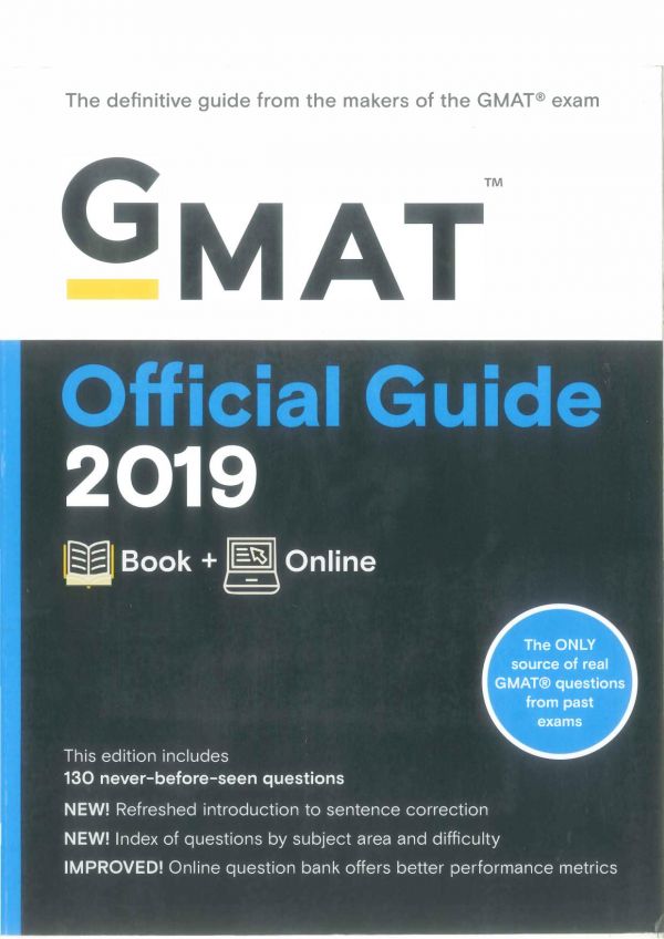 GMAT Official Guide 2019