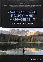 Water Science, Policy and Management