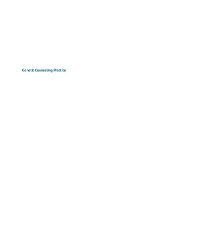 Genetic Counseling Practice