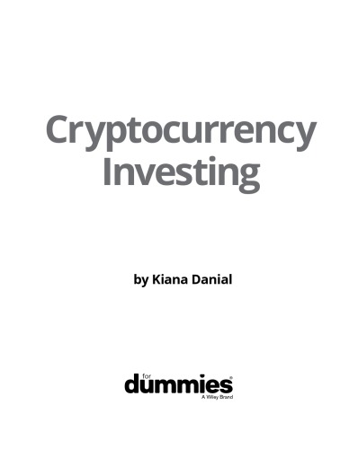 Cryptocurrency Investing for Dummies