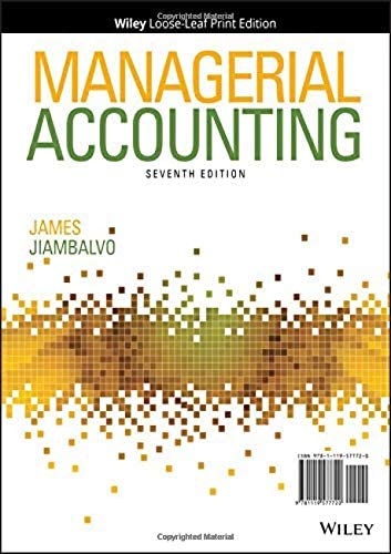 Managerial Accounting