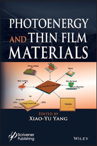 Thin Films and Photoenergy Materials