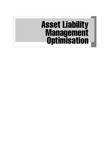 Asset Liability Management Optimisation