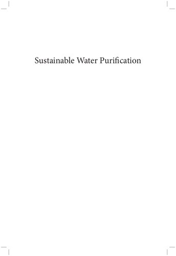 Sustainable Water Purification