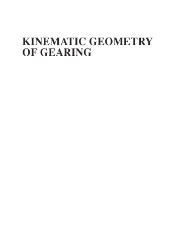 Kinematic Geometry of Gearing