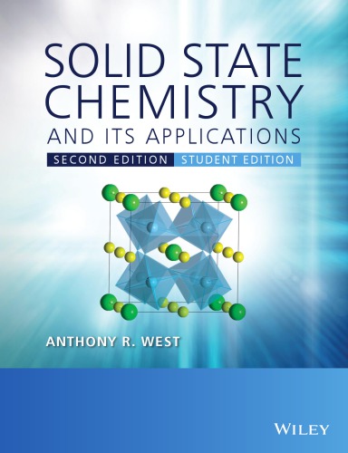 Solid State Chemistry and Its Applications