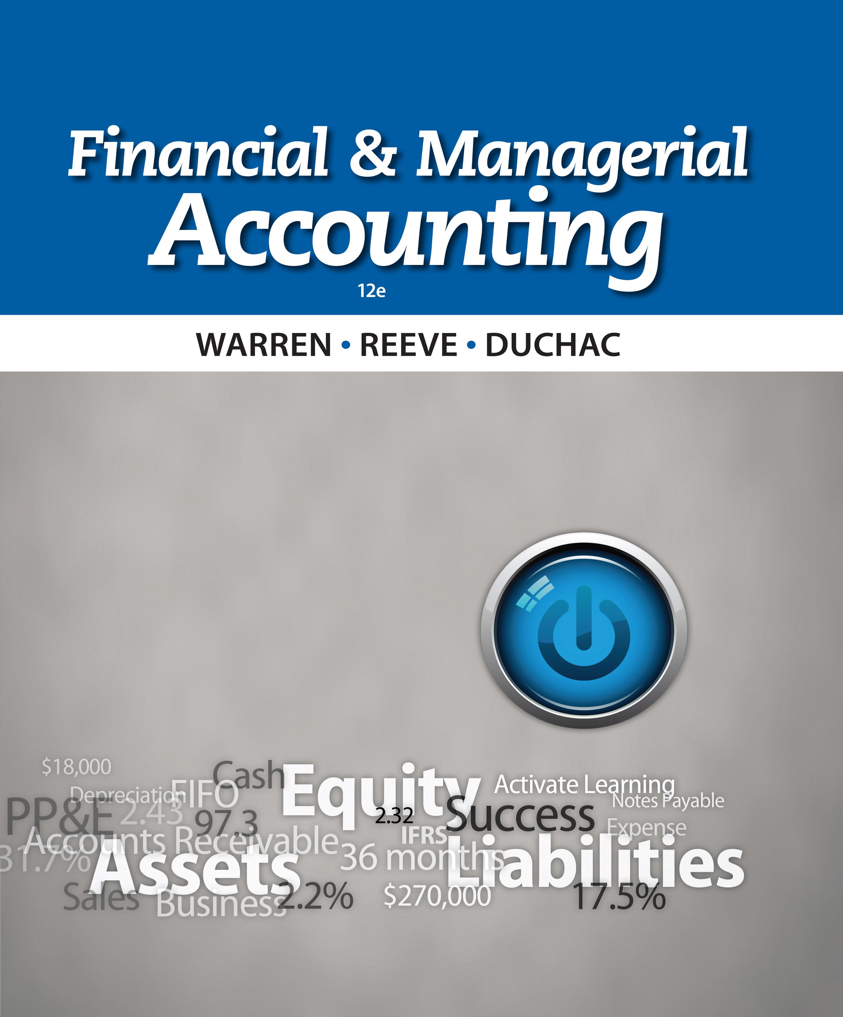 Financial and Managerial Accounting