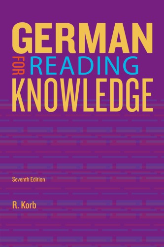 Jannach's German for Reading Knowledge