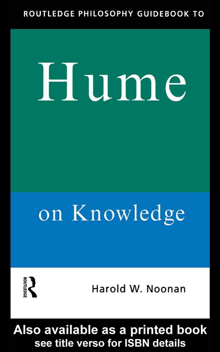 Routledge Philosophy Guidebook to Hume on Knowledge