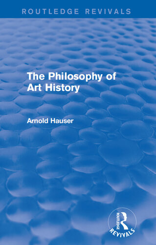 The Philosophy of Art History