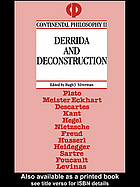 Derrida and Deconstruction