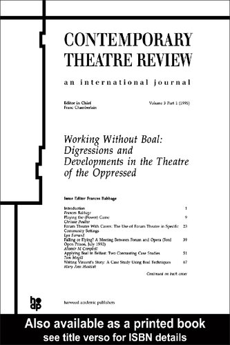 Working Without Boal