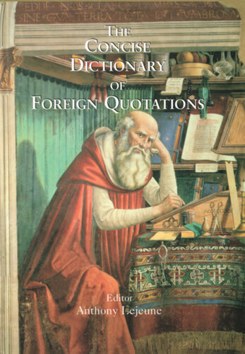 The concise dictionary of foreign quotations