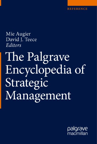 The Palgrave Encyclopedia of Strategic Management