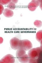 Public Accountability and Health Care Governance