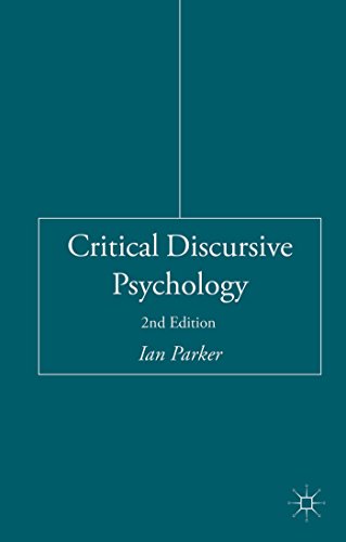 Critical Discursive Psychology