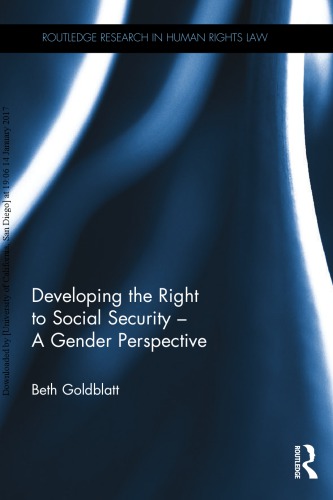Developing the Right to Social Security - A Gender Perspective