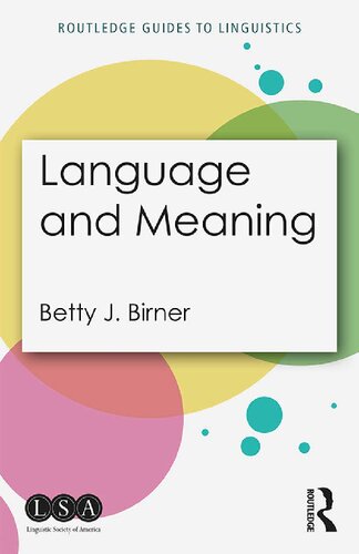 Language and Meaning