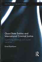 Quasi-State Entities and International Criminal Justice