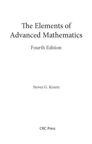 The Elements of Advanced Mathematics