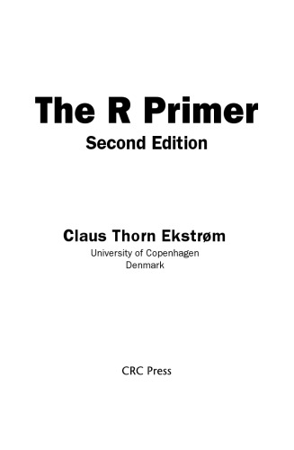 R Primer, Second Edition