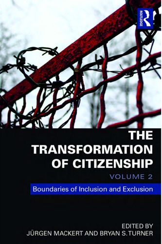 The Transformation of Citizenship, Volume 3