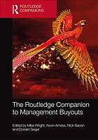 The Routledge Companion to Management Buyouts