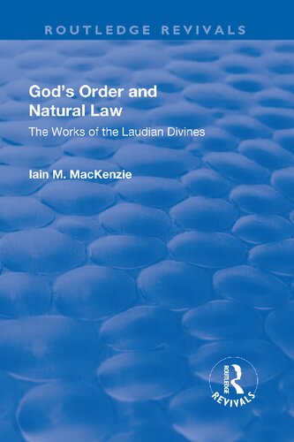 God's Order and Natural Law