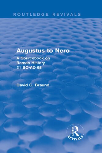 Augustus to Nero (Routledge Revivals)