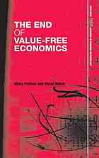 The End of Value-Free Economics