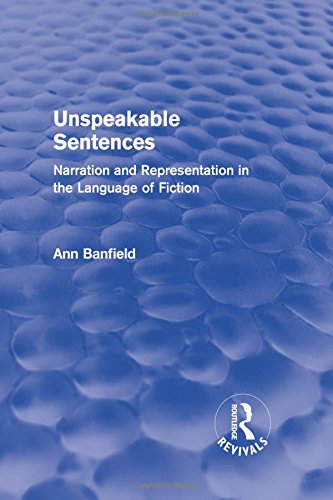 Unspeakable Sentences (Routledge Revivals)