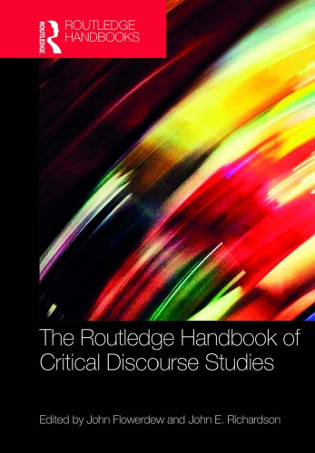 The Routledge Handbook of Critical Discourse Studies