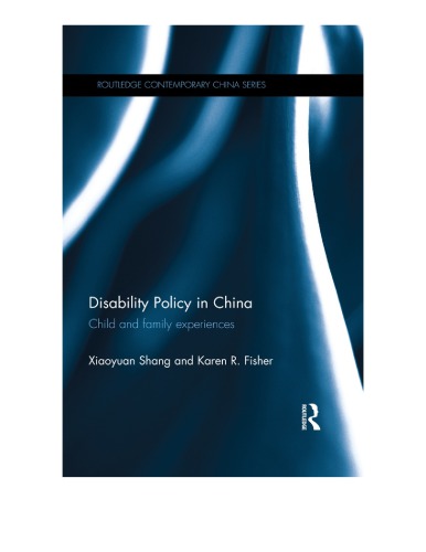 Disability Policy in China