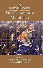 The Cambridge Companion to the Communist Manifesto