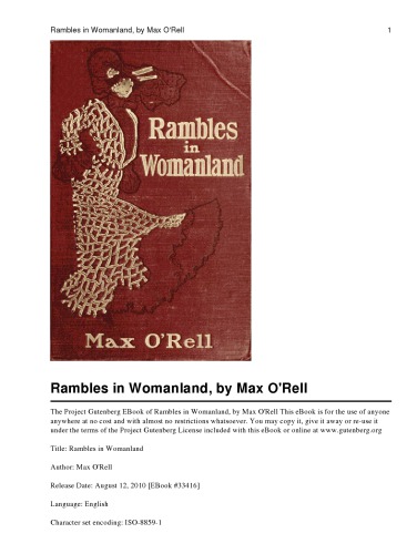 Rambles in Womanland
