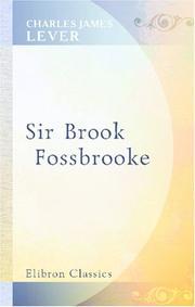 Sir Brook Fossbrooke (Volume 1)