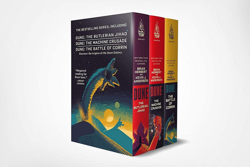 Legends of Dune Mass Market Paperback Boxed Set: The Butlerian Jihad, The Machine Crusade, The Battle of Corrin