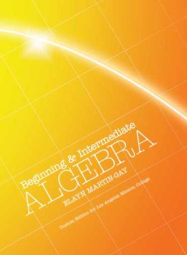 Beginning & intermediate algebra