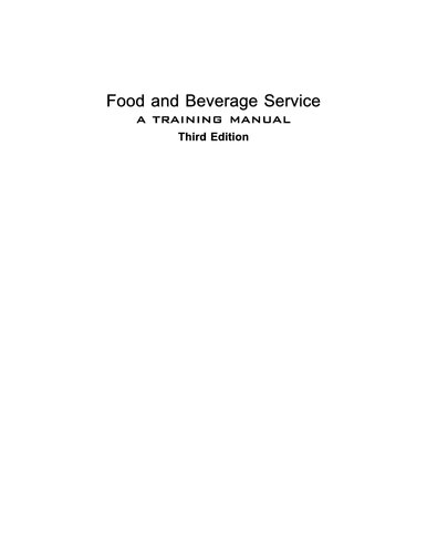 Food &amp; Beverage Service