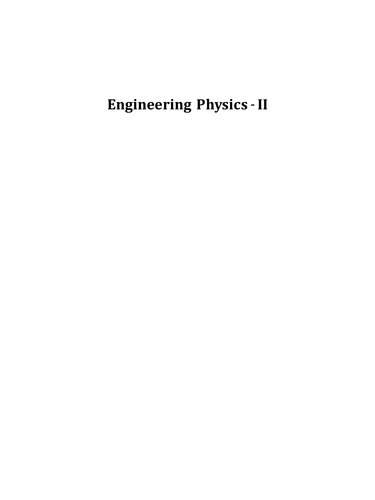 Engineering Physics-II