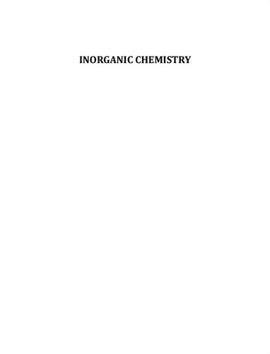 Inorganic Chemistry