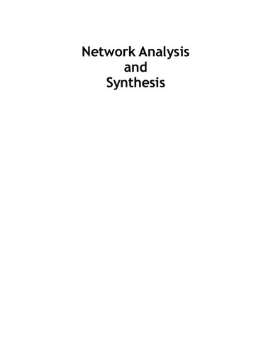 Network Analysis and Synthesis