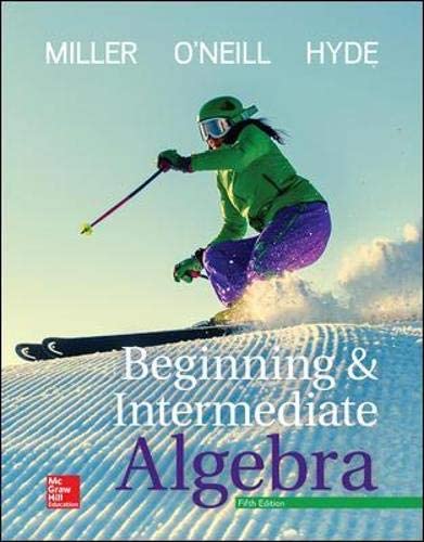 Beginning and Intermediate Algebra