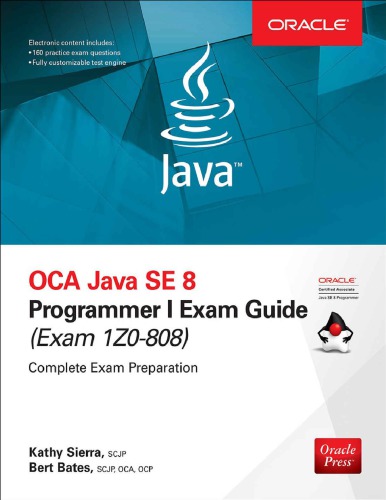 Oca Java Se 8 Programmer I Exam Guide (Exam 1z0-808)