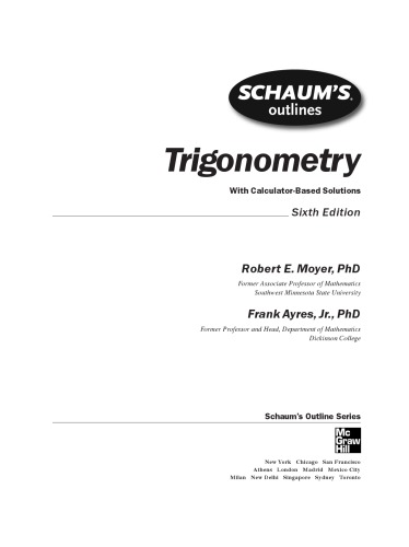 Schaum's Outline of Trigonometry