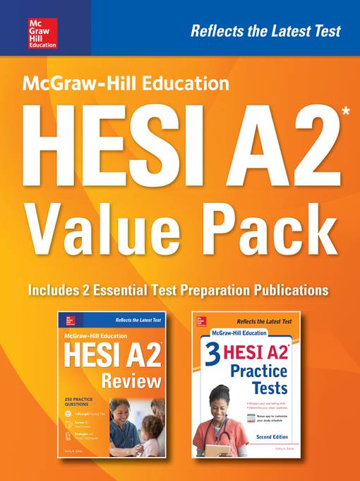 McGraw-Hill Education HESI A2 Value Pack